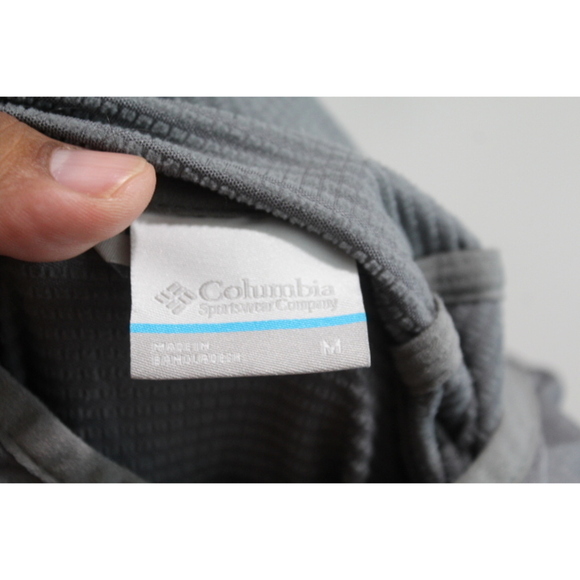 Columbia Men Gray Hoodie Sweater Long Sleeve Full Zip Size Meduim - Picture 2 of 7